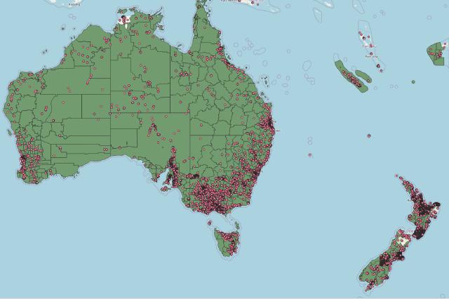 Points and polygon data